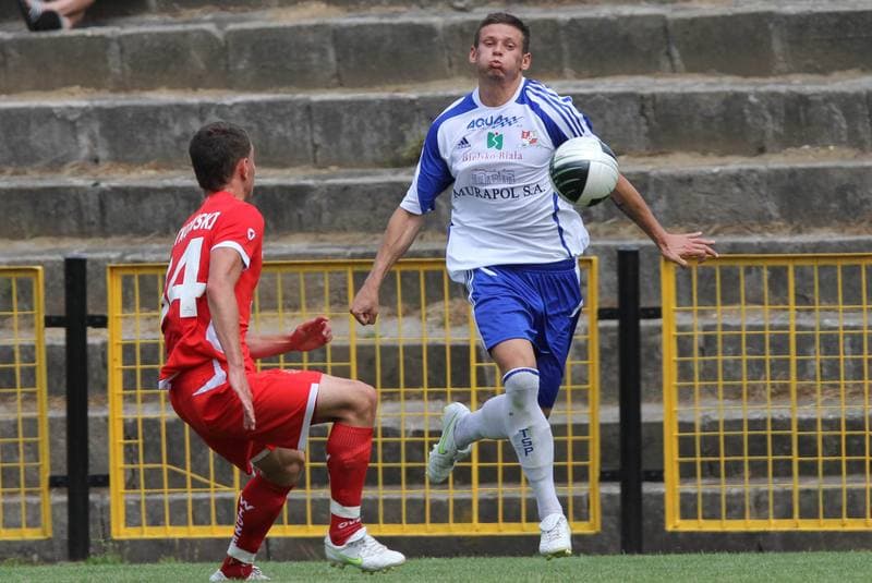Football. Sparing. Widzew Lodz - Podbeskidzie Bielsko-Biala. 19.07.2011