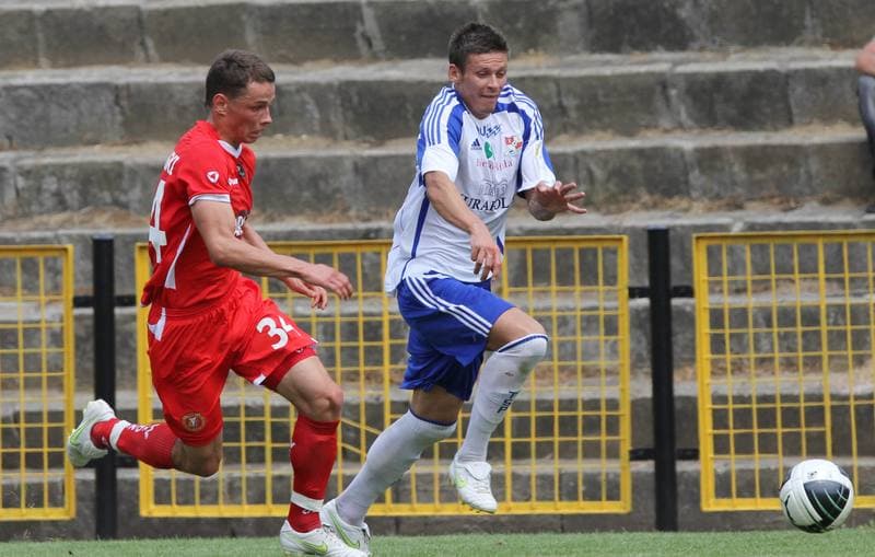 Football. Sparing. Widzew Lodz - Podbeskidzie Bielsko-Biala. 19.07.2011