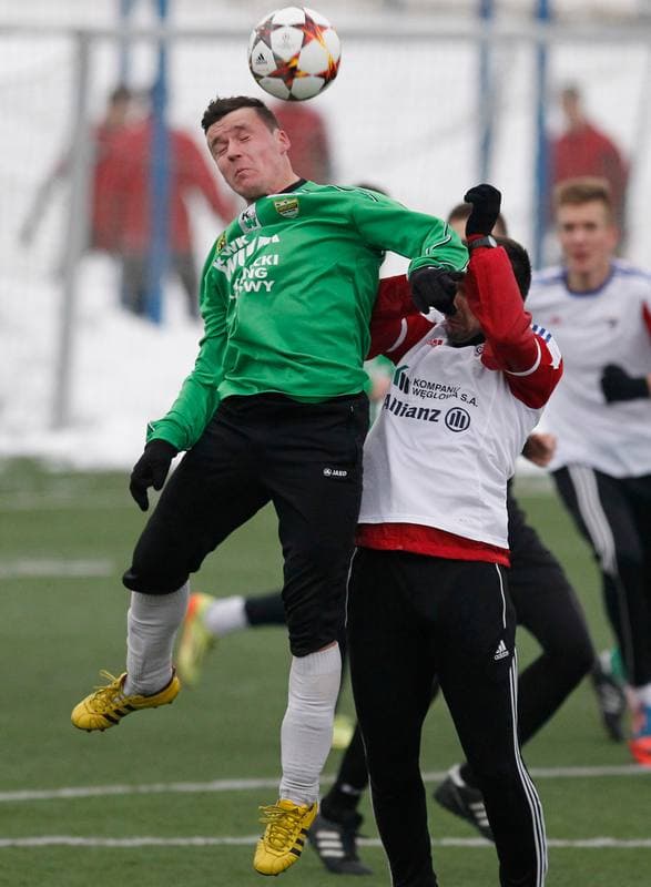 Football. Friendly Match. Rozwoj Katowice - Gornik II Zabrze. 28.01.2015
