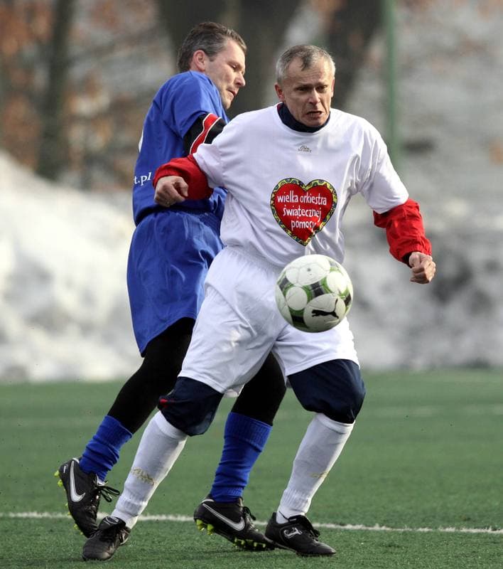 Football. XIX Final WOSP. Reprezentacja WOSP - Reprezentacja Slaska. 09.01.2011