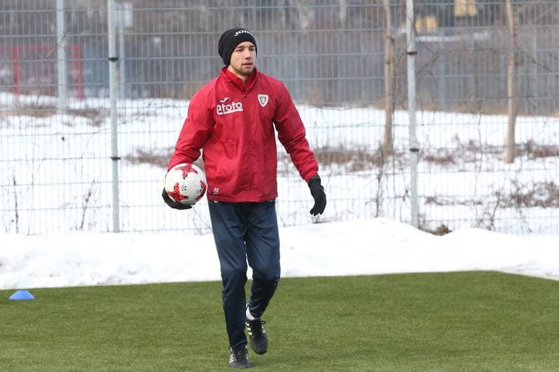 Football. Piast Gliwice. Training. 02.02.2017