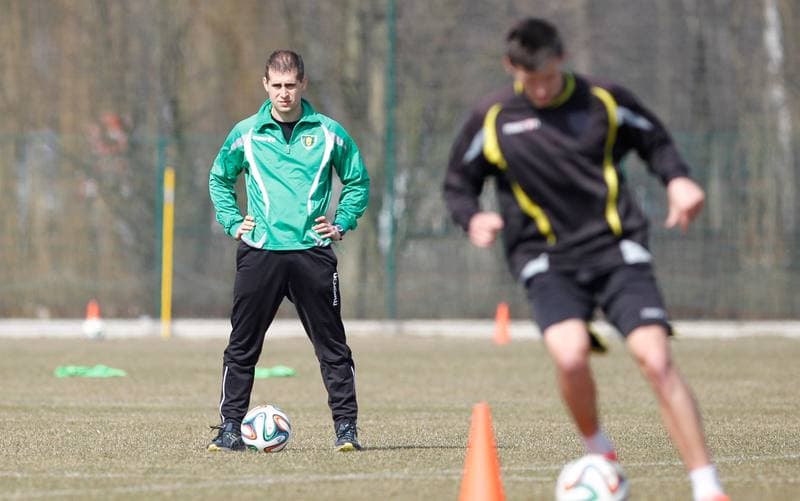 Football. GKS Katowice. Training. 19.01.2015
