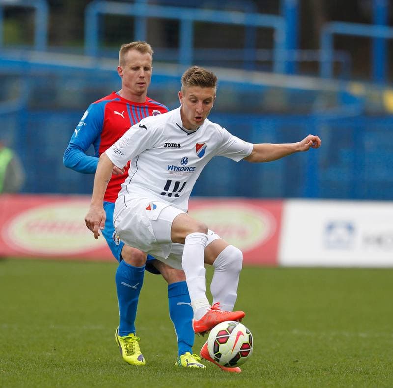 Football. SYNOT Liga. Banik Ostrava - Viktoria Plzen. 05.04.2015