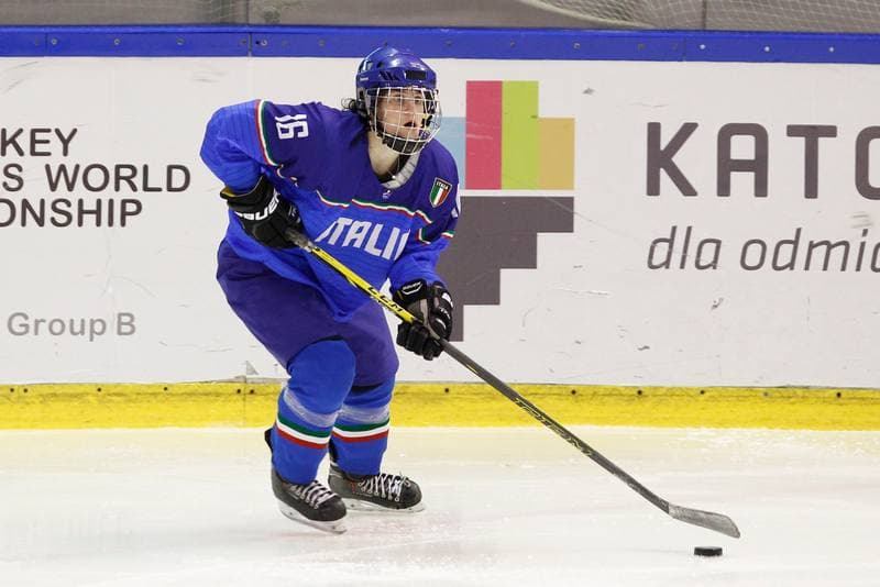 Ice Hockey. Women's World Championship. Italy - China. 12.04.2017
