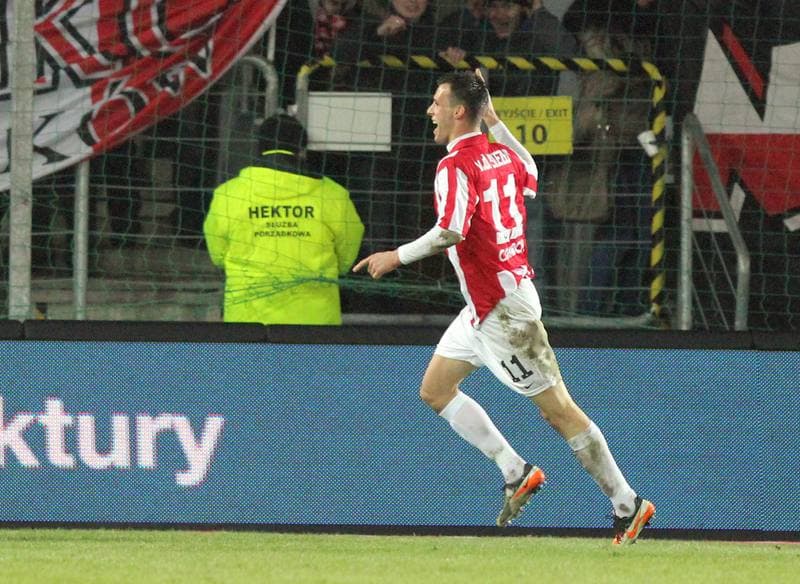 Football. T-Mobile Ekstraklasa. Cracovia Krakow - Lechia Gdansk. 18.02.2012