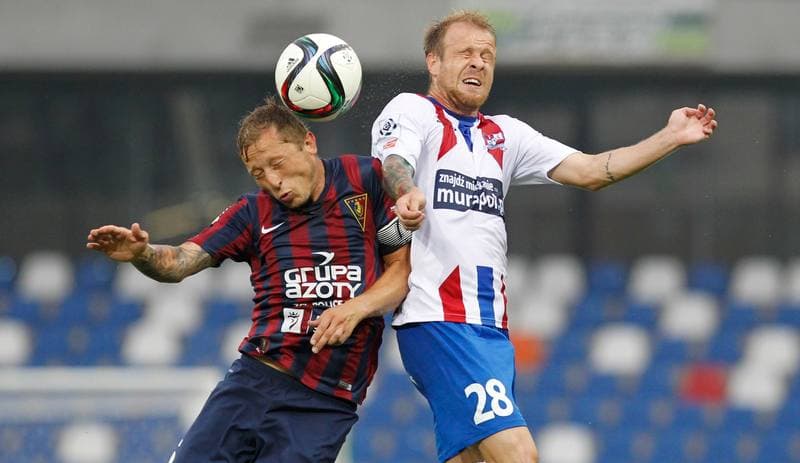 Football. PKO BP Ekstraklasa. Podbeskidzie Bielsko Biala - Pogon Szczecin. 17.08.2015