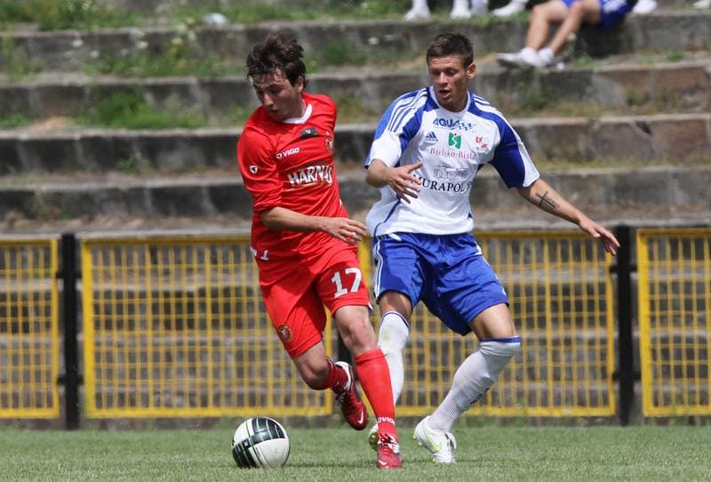 Football. Sparing. Widzew Lodz - Podbeskidzie Bielsko-Biala. 19.07.2011