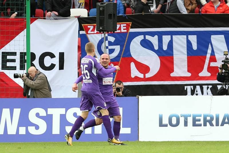 Football. Lotto Ekstraklasa. Gornik Zabrze - Sandecja Nowy Sacz. 31.03.2018