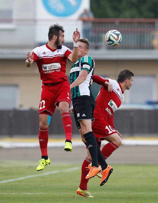 Football. Sparing. ROW 1964 Rybnik - Gornik Zabrze. 23.09.2015