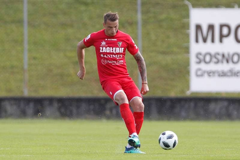 Football. Sparing. Zaglebie Sosnowiec - Karpaty Lwow. 08.07.2018