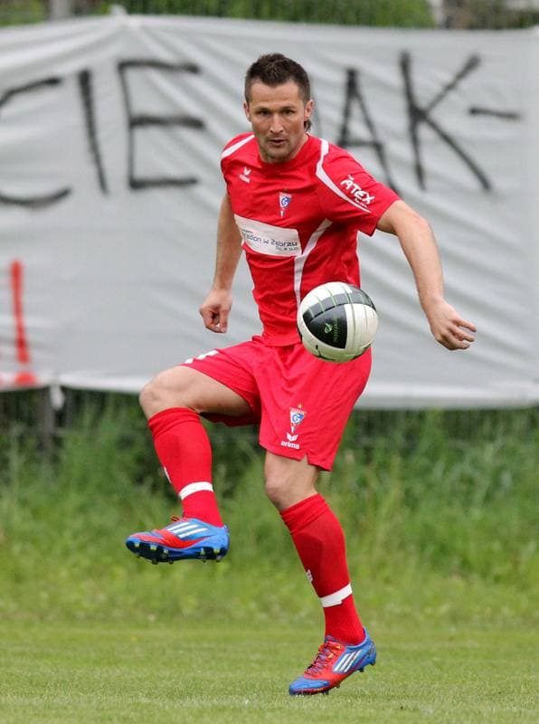 Football. Sparing. Slavia Ruda Slaska - Gornik Zabrze. 12.05.2012