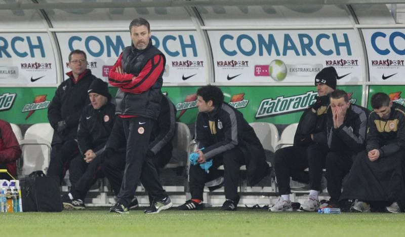 Football. T-Mobile Ekstraklasa. Cracovia Krakow - Zaglebie Lubin. 02.03.2012