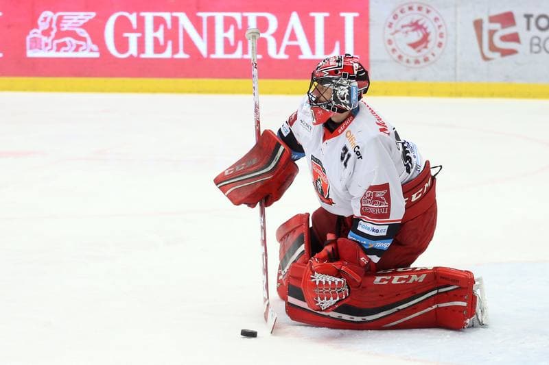 Ice Hockey. TipSport Extraliga. Ocelari Trinec - Mountfield Hradec Kralove. 02.04.2018