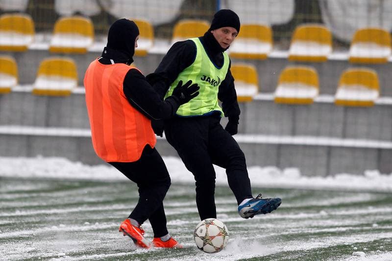 Football. Rozwoj Katowice. Training. 05.01.2016