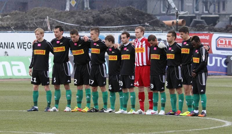Football. T-Mobile Ekstraklasa. Gornik Zabrze - Lechia Gdansk. 10.03.2012