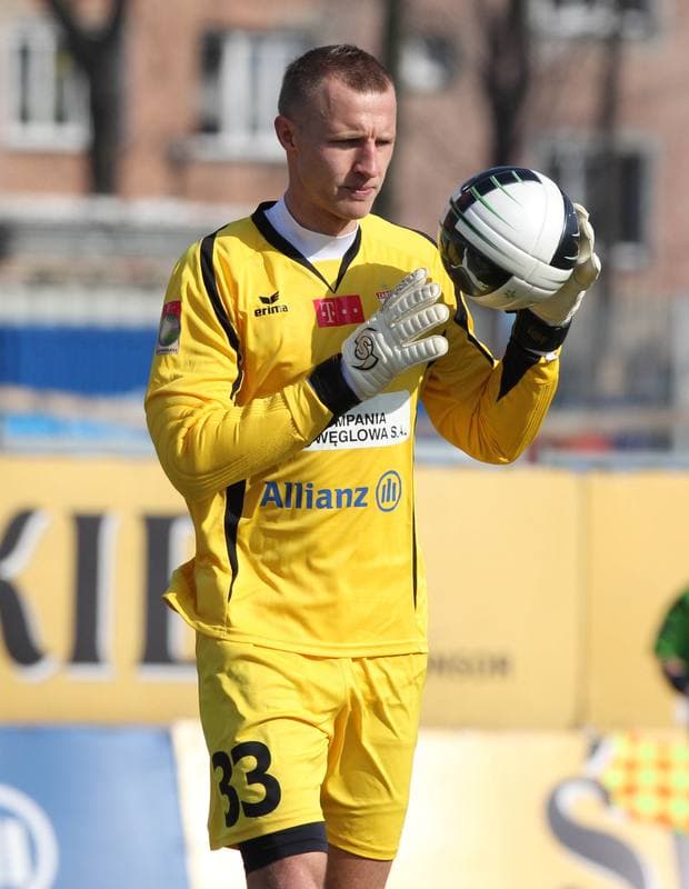 Football. T-Mobile Ekstraklasa. Gornik Zabrze - LKS Lodz. 17.03.2012