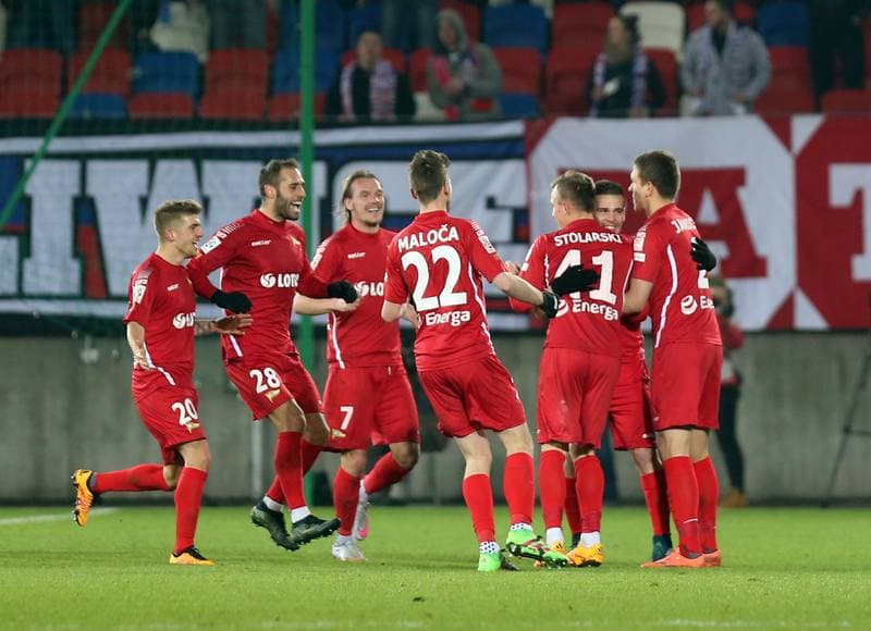 Football. Ekstraklasa. Gornik Zabrze - Lechia Gdansk. 13.03.2016