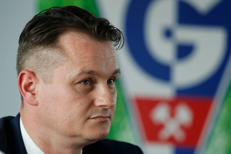 Football. Gornik Zabrze. Press Conference. 26.07.2016