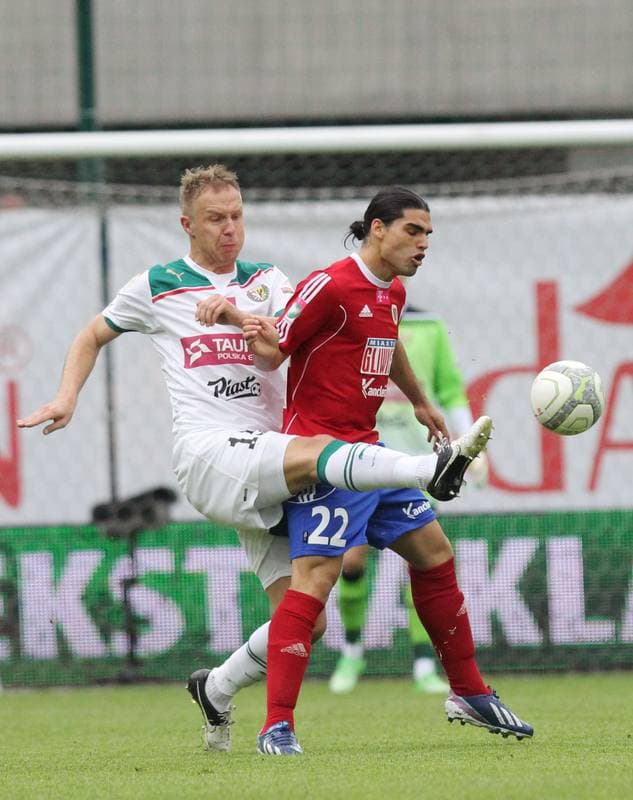 Football. T-Mobile Ekstraklasa. Piast Gliwice - Slask Wroclaw. 12.05.2013