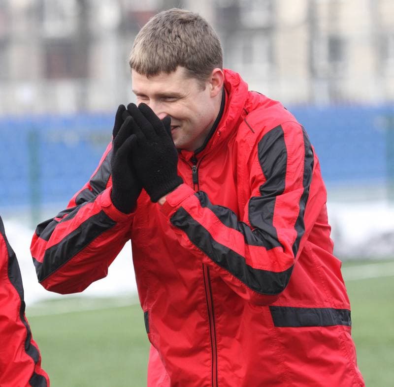 Football. Gornik Zabrze. Training. 11.01.2011