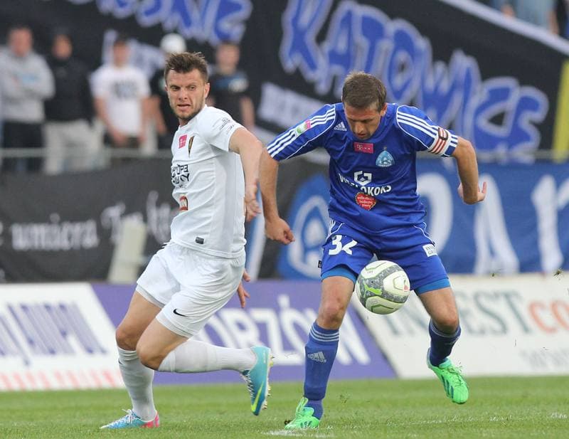 Football. T-mobile Ekstraklasa. Ruch Chorzow - Pogon Szczecin. 17.05.2013