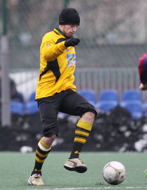 Football. Sparing. GKS Katowice - LZS Lesnica. 05.02.2011
