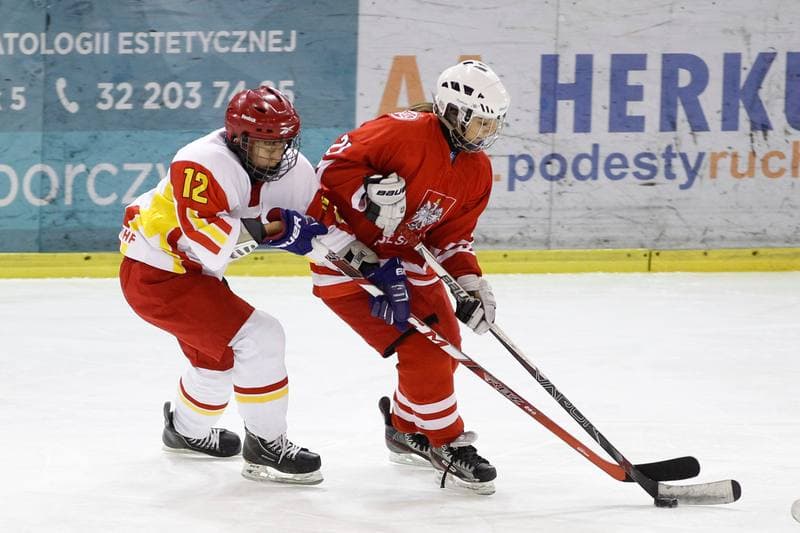 Ice Hockey. Women's U18 Friendly Match. Poland - China. 04.01.2017