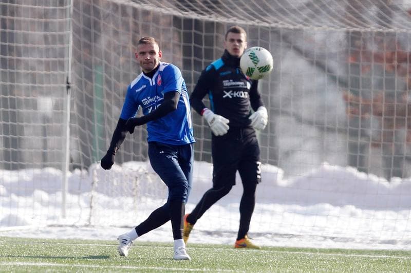 Football. Sparing. GKS Katowice - Rakow Czestochowa. 11.02.2017