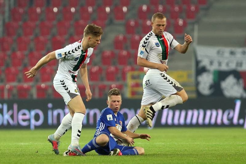 Football. Nice I Liga. GKS Tychy - Pogon Siedlce. 30.09.2017