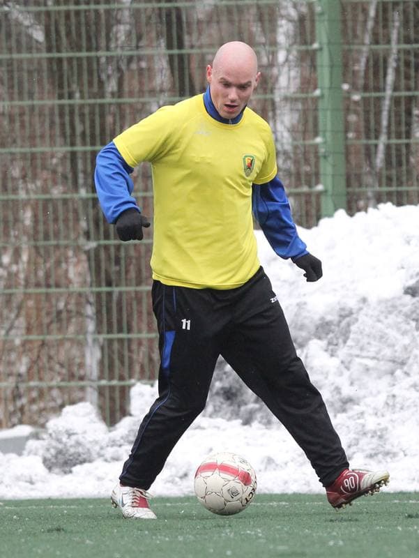 Football. Sparing. Ruch Radzionkow - Polonia Laziska Gorne. 14.01.2012