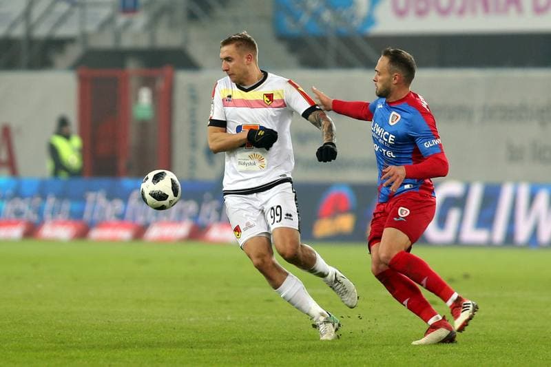 Football. Lotto Ekstraklasa. Piast Gliwice - Jagiellonia Bialystok. 12.02.2018