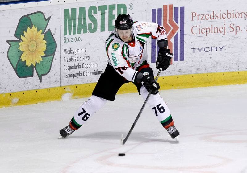 Ice Hockey. Polska Hokej Liga. GKS Tychy - Comarch Cracovia Krakow. 19.01.2014