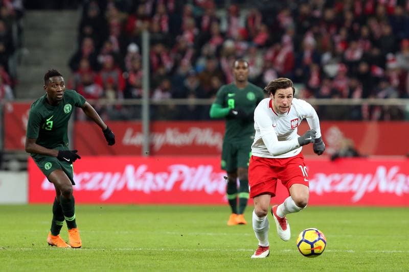 Football. International Friendly. Poland - Nigeria. 23.03.2018