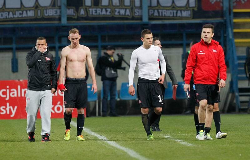 Football. PKO BP Ekstraklasa. Wisla Krakow - Cracovia Krakow. 29.11.2015