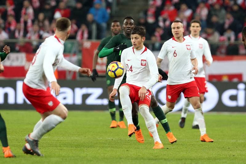 Football. International Friendly. Poland - Nigeria. 23.03.2018