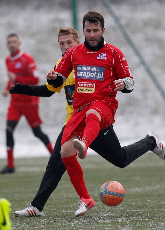 Football. Friendly Match. Podbeskidzie Bielsko Biala - Sandecja Nowy Sacz. 23.01.2014