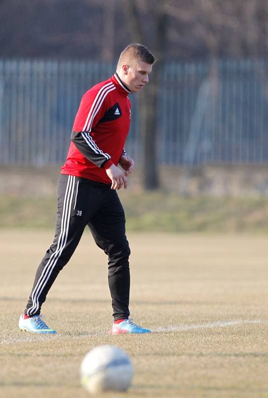 Football. Gornik Zabrze. Training. 07.01.2016