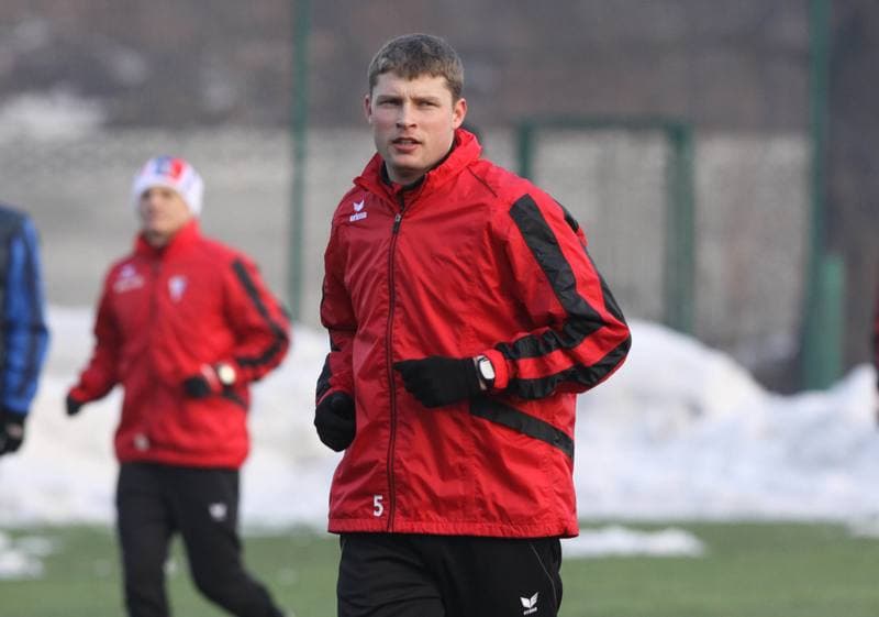 Football. Gornik Zabrze. Training. 11.01.2011