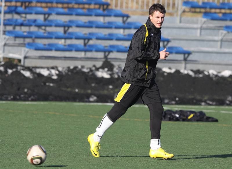 Football. Ruch Radzionkow. Training. 17.01.2011
