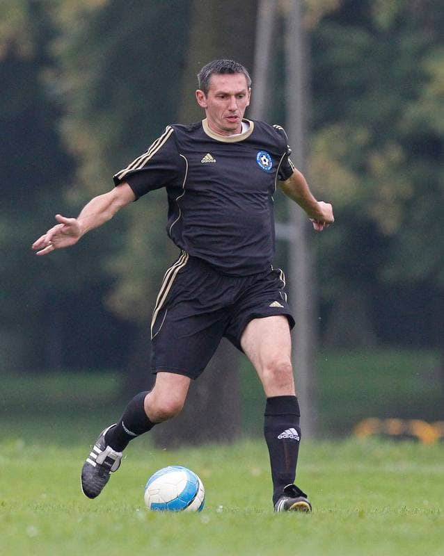 Football. Polish Cup. Orzel Mokre - Reprezentacja Slask Oldboyow. 02.09.2014