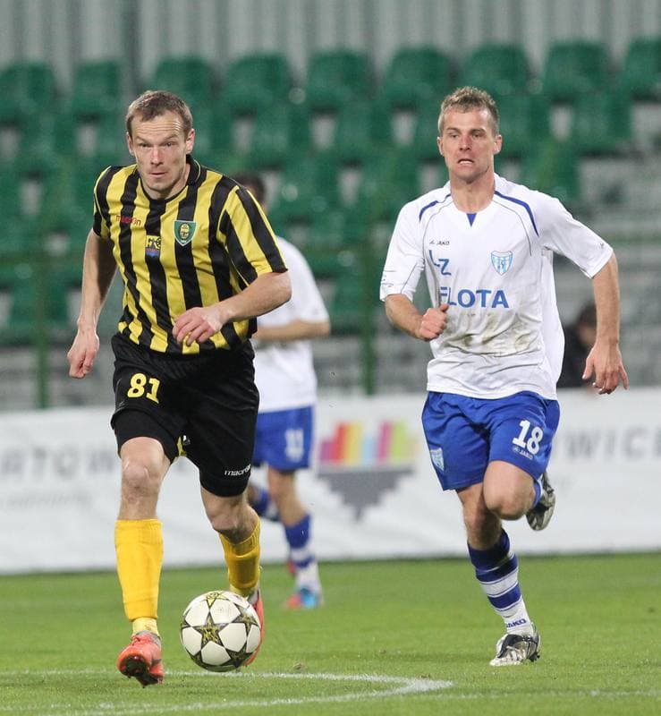 Football. I liga. GKS Katowice - Flota Swinoujscie. 14.11.2010