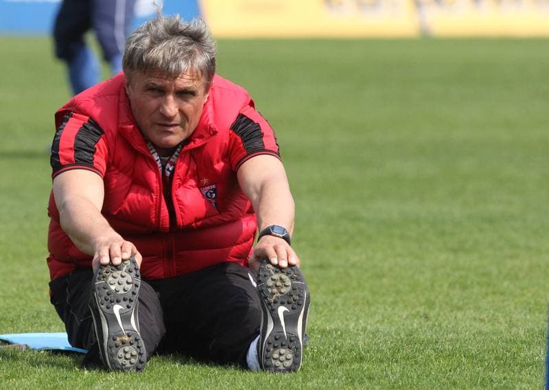 Football. Gornik Zabrze. Training. 11.01.2011
