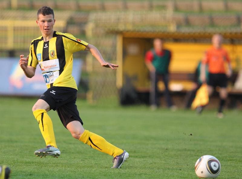Football. Bytom I liga. Ruch Radzionkow - LKS Lodz. 29.04.2011