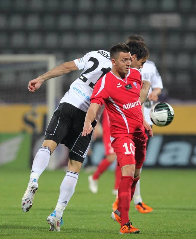 Football. T-Mobile Ekstraklasa. Gornik Zabrze - Legia Warsaw. 19.02.2012