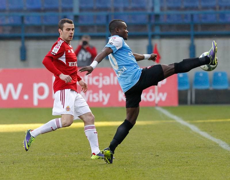 Football. PKO BP Ekstraklasa. Wisla Krakow - Cracovia Krakow. 29.11.2015
