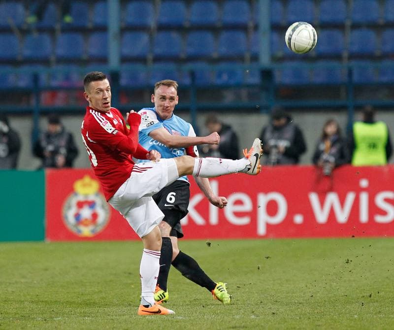 Football. PKO BP Ekstraklasa. Wisla Krakow - Cracovia Krakow. 29.11.2015