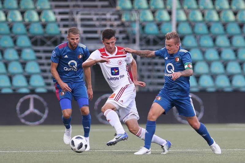 Football. UEFA Europa League. AS Trencin - Feyenoord Rotterdam. 09.08.2018