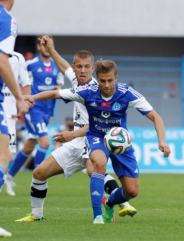 Football. T-Mobile Ekstraklasa. Ruch Chorzow - Gornik Leczna. 27.07.2014