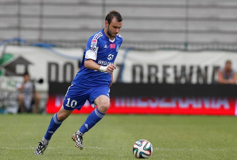 Football. T-Mobile Ekstraklasa. Podbeskidzie Bielsko Biala - Ruch Chorzow. 03.08.2014