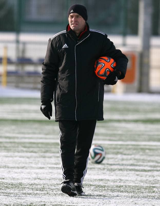 Football. Piast Gliwice. Training. 08.01.2015